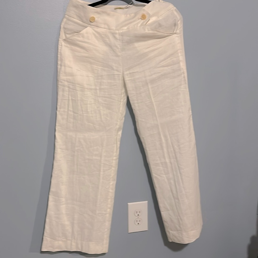 Max studio size 2 linen pants wide leg
